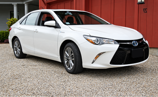 Toyota Camry Hybrid available for rideshare rental
